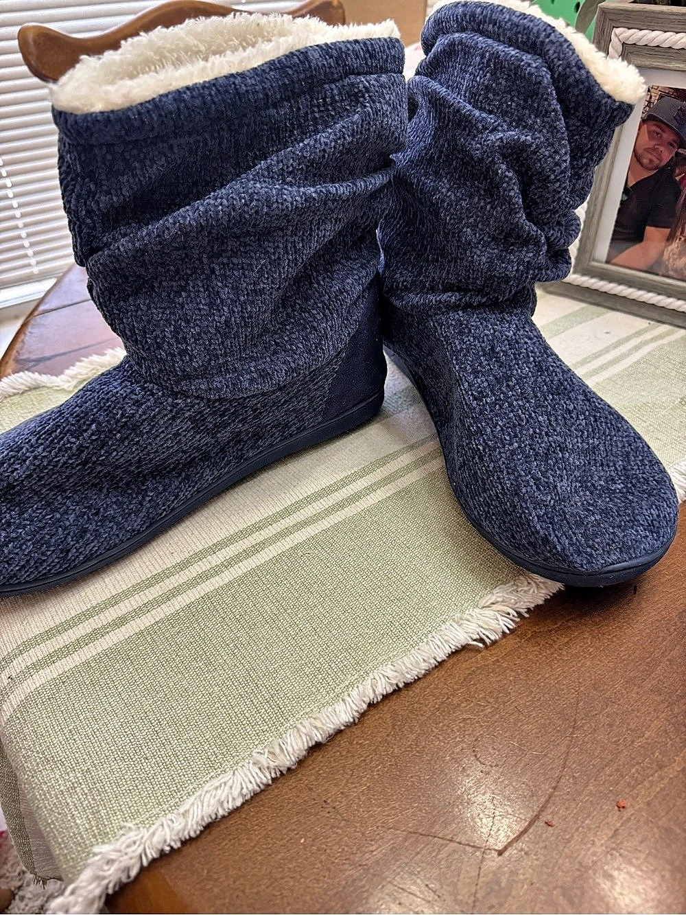 Women's Blue Winter Boots